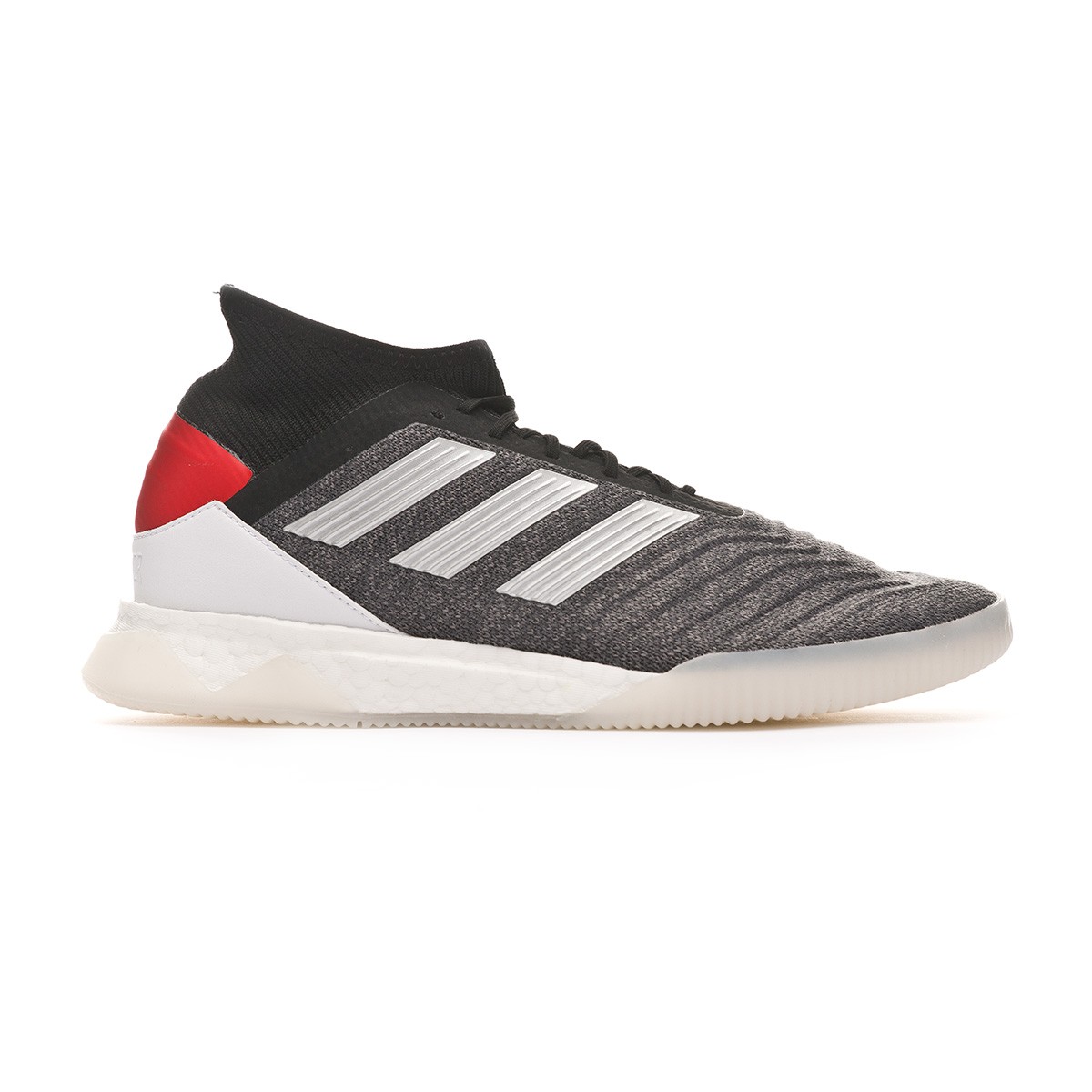 Zapatilla adidas Predator Tango 19.1 TR Dark grey heather-Matte  silver-Active red - Tienda de fútbol Fútbol Emotion