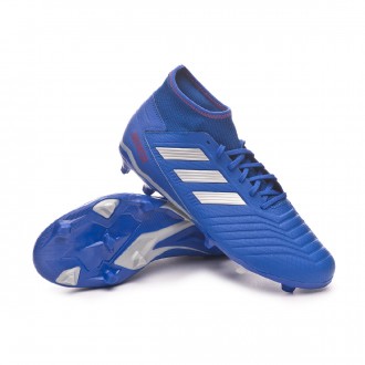 Chuteira  adidas Predator 19.3 FG Bold blue-Silver metallic-Active red