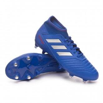 Football Boots  adidas Predator 19.3 SG Bold blue-Silver metallic-Active red