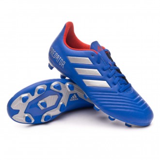 Chuteira  adidas Predator 19.4 FxG Bold blue-Silver metallic-Active red