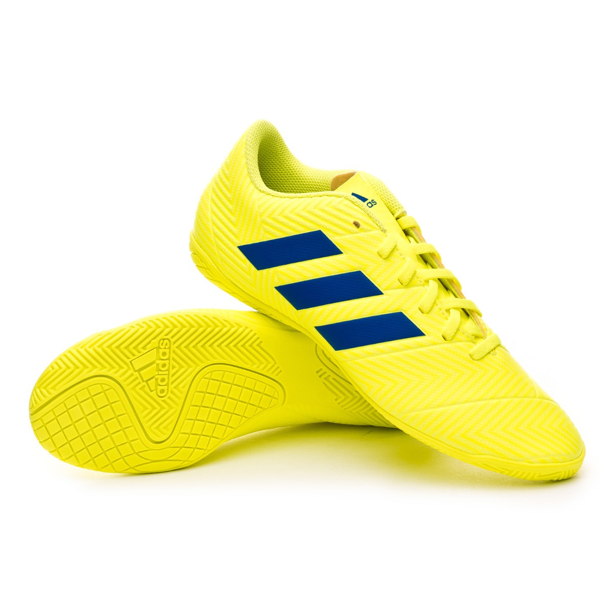 Zapatilla adidas Nemeziz Tango 18.4 IN Solar yellow-Football blue-Active  red - Tienda de fútbol Fútbol Emotion
