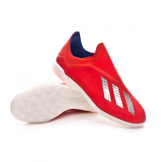 Tenis adidas X Tango 18+ Turf Active red-Silver metallic-Bold blue - Tienda  de fútbol Fútbol Emotion