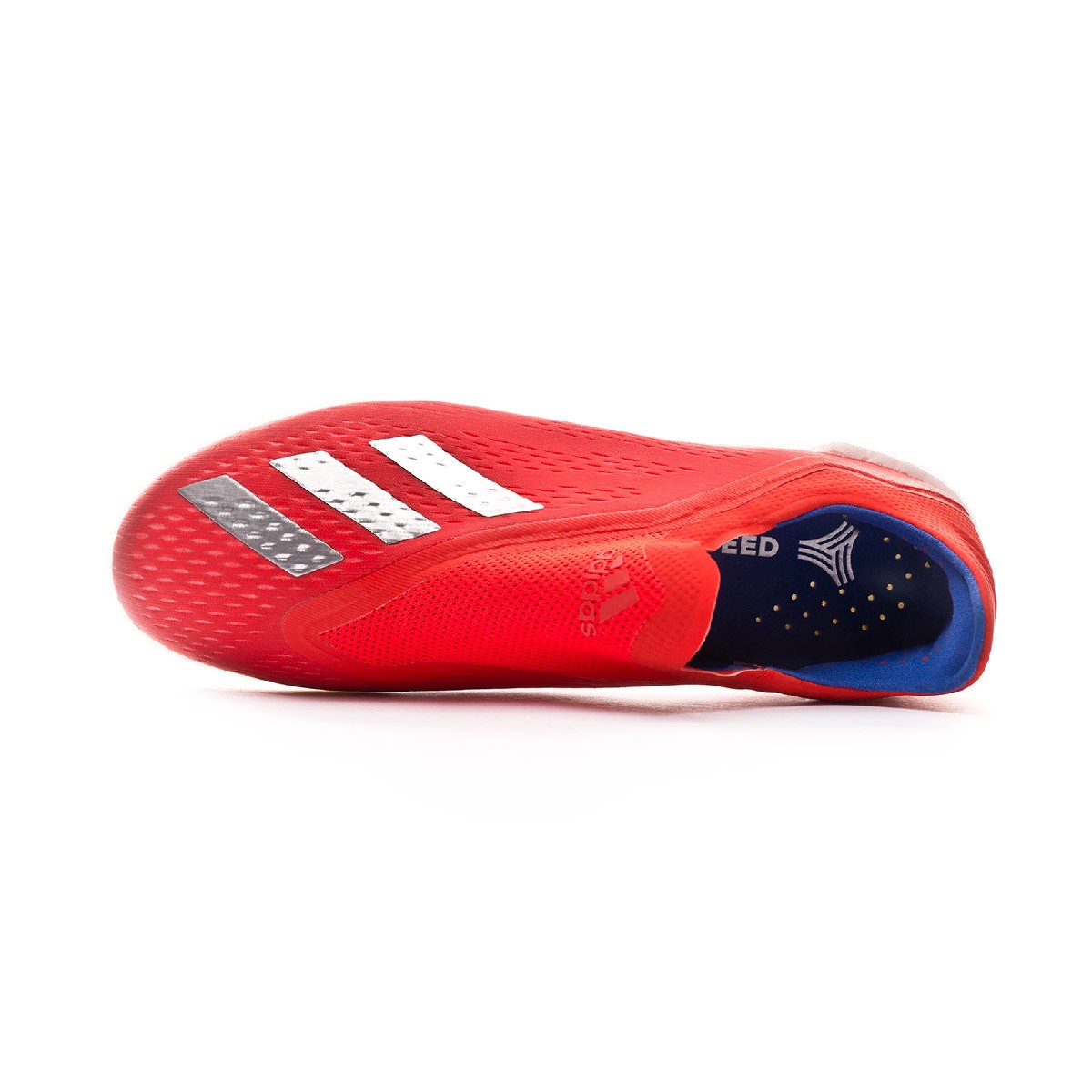 Football Boot adidas X Tango 18+ Turf Active red-Silver metallic-Bold blue  - Football store Fútbol Emotion