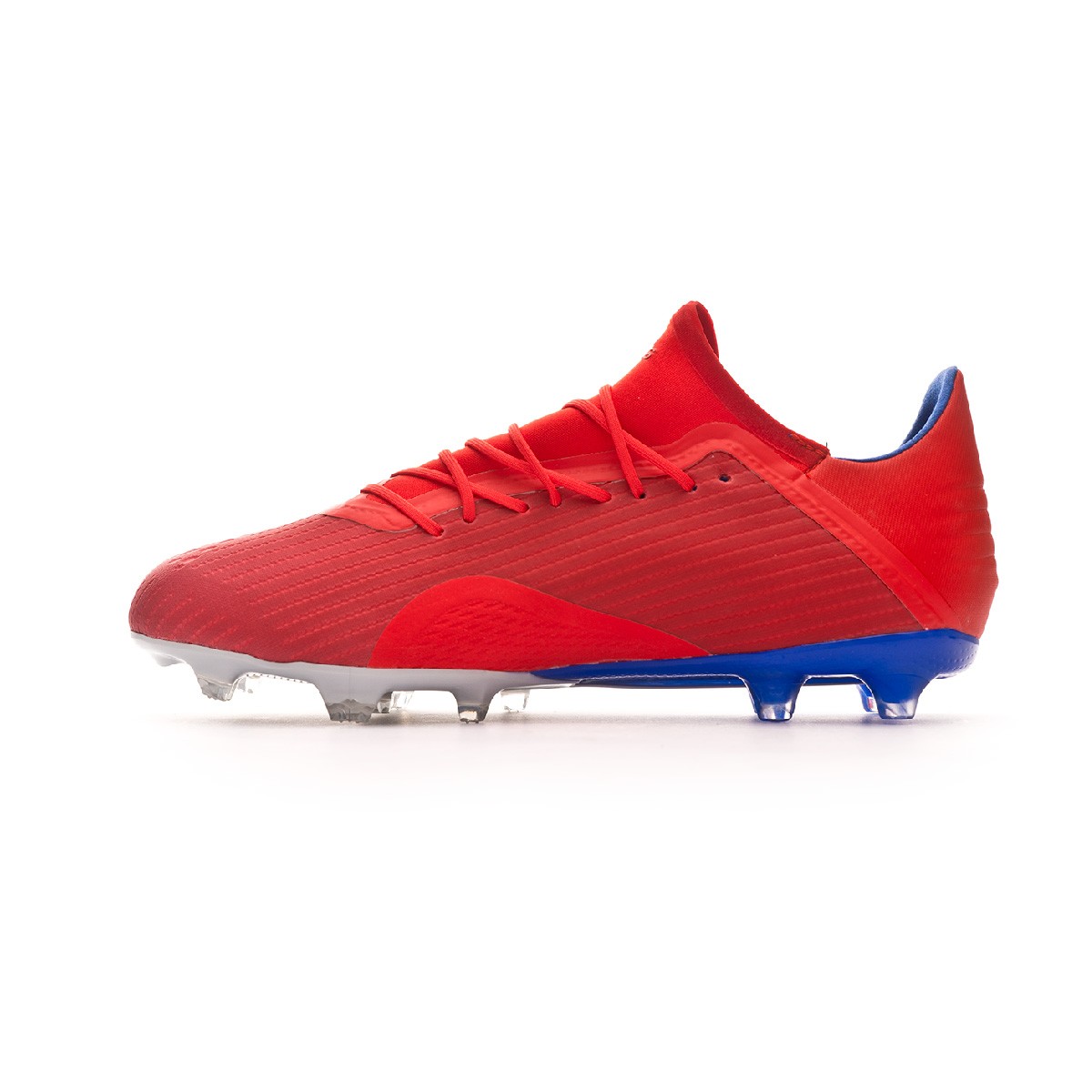 Bota de fútbol adidas X 18.2 FG Active red Silver metallic Bota de fútbol adidas X 18.2 FG Active red Silver metallic