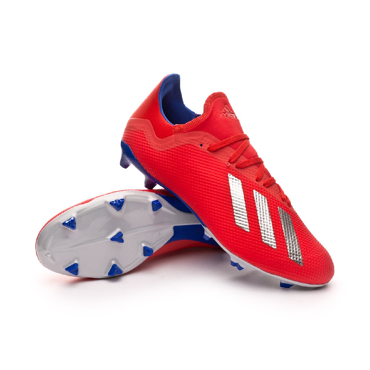 adidas x 18.3 red and blue