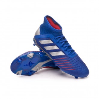 Chuteira  adidas Predator 19.1 FG Crianças Bold blue-Silver metallic-Football blue