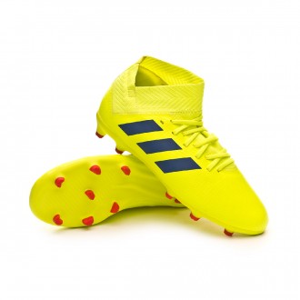 Chuteira  adidas Nemeziz 18.3 FG Crianças Solar yellow-Football blue-Active red