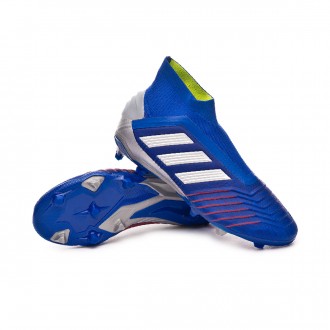 Chuteira  adidas Predator 19+ FG Crianças Bold blue-Silver metallic-Football blue