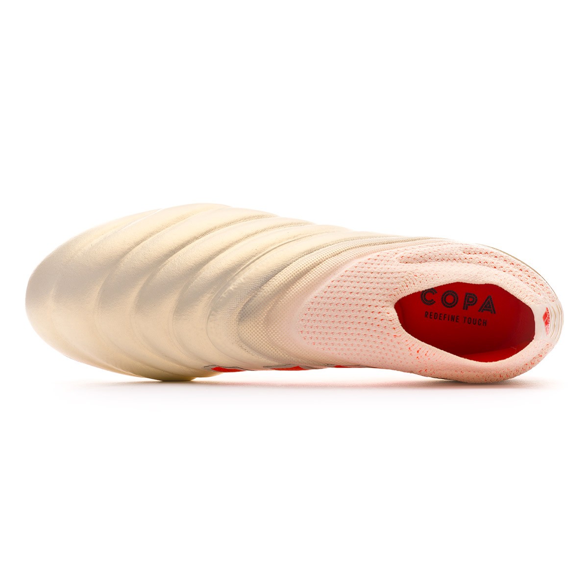Chaussure de foot adidas Copa 19+ FG Off white Solar red Off Chaussure de foot adidas Copa 19+ FG Off white Solar red Off