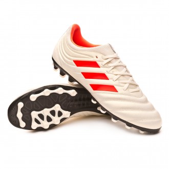 Chuteira  adidas Copa 19.3 AG Off white-Solar red-Core black