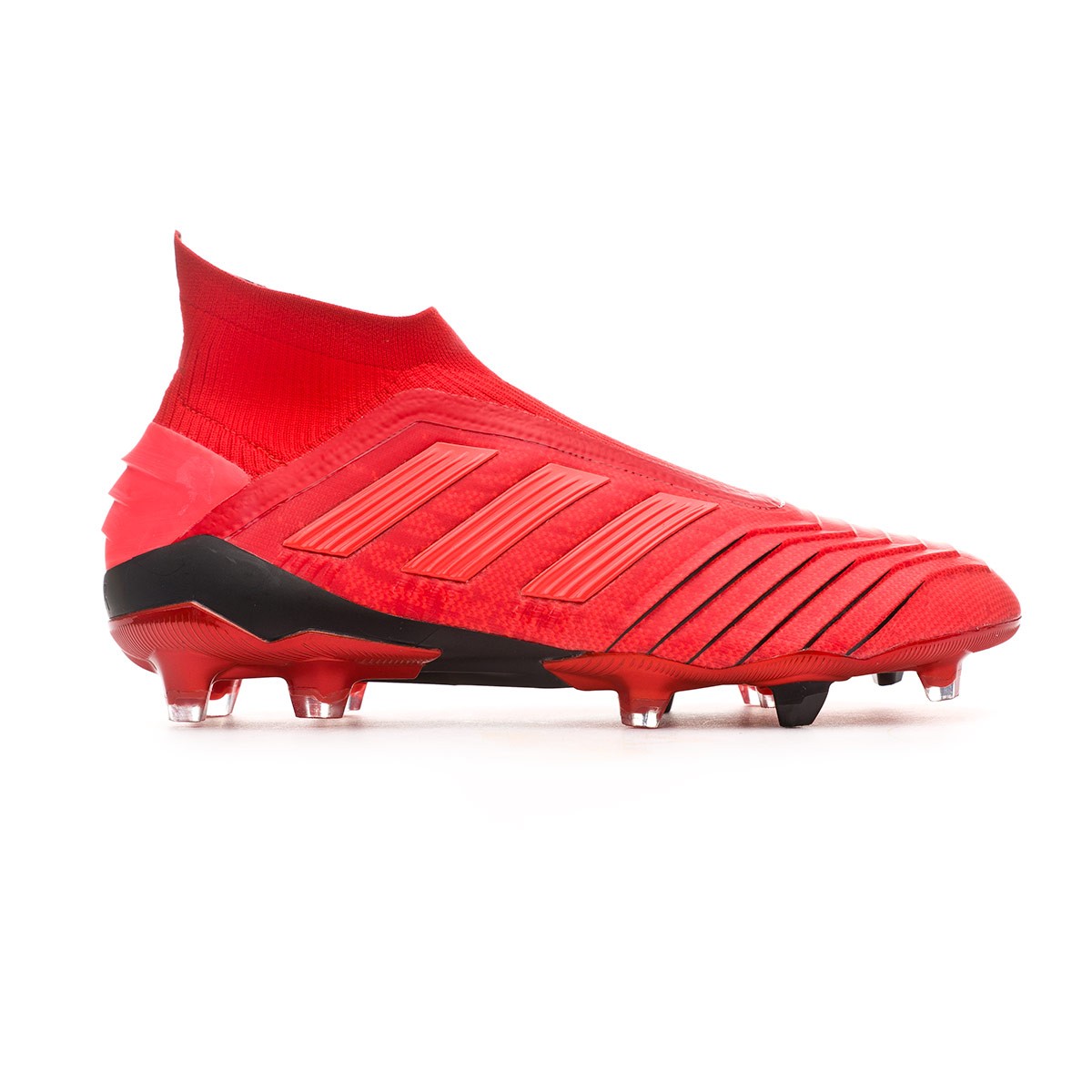Bota de fútbol adidas Predator 19+ FG Active red-Solar red-Core black -  Tienda de fútbol Fútbol Emotion