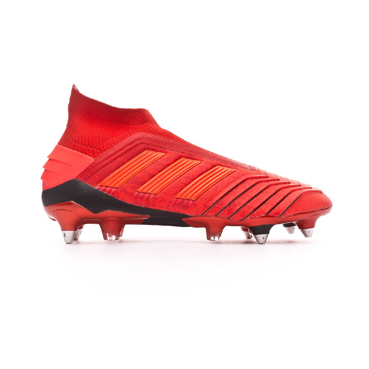 predator boots red