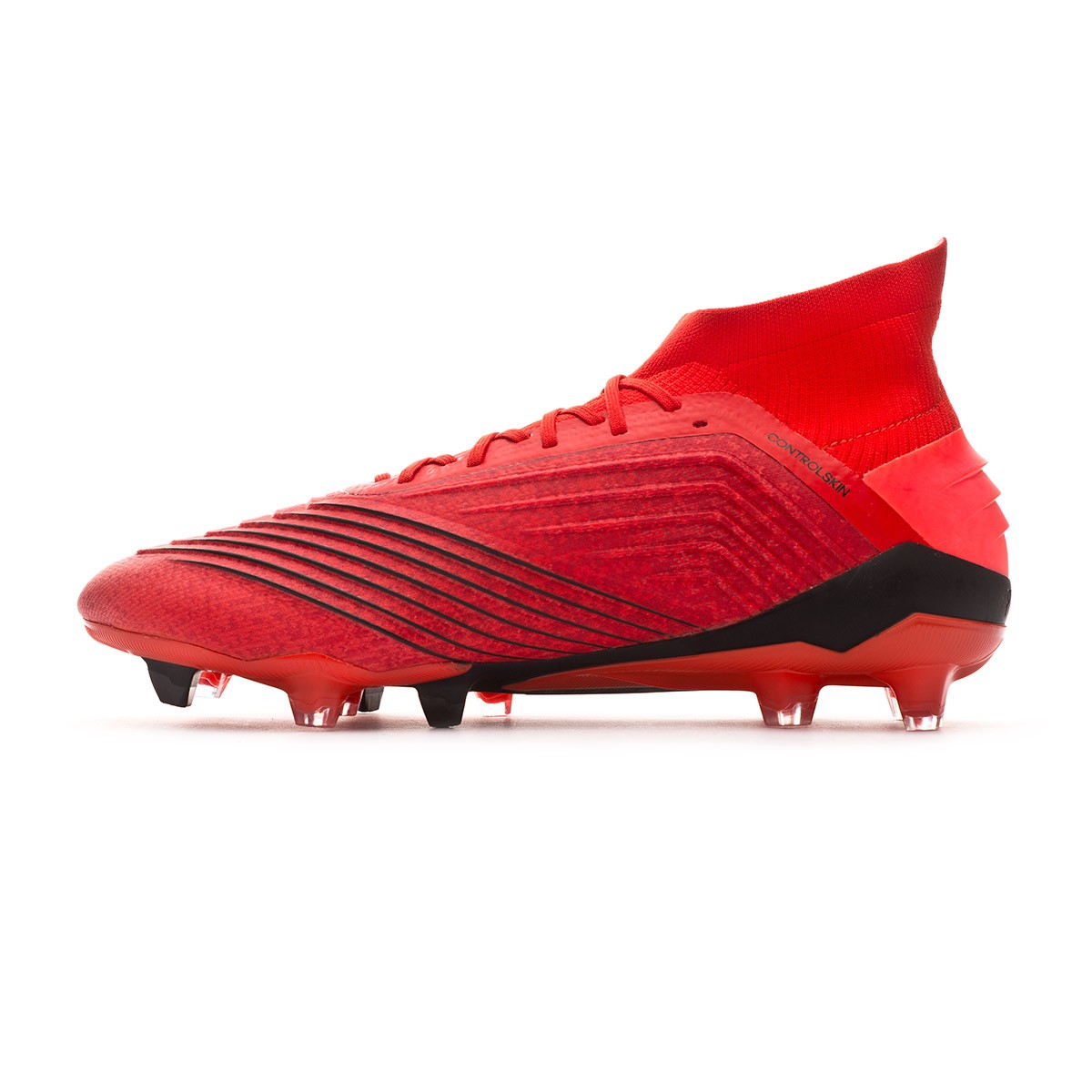 Bota de fútbol adidas Predator 19.1 FG Active red-Solar red-Core black -  Tienda de fútbol Fútbol Emotion