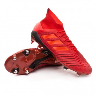 Chuteira  adidas Predator 19.1 SG Active red-Solar red-Core black