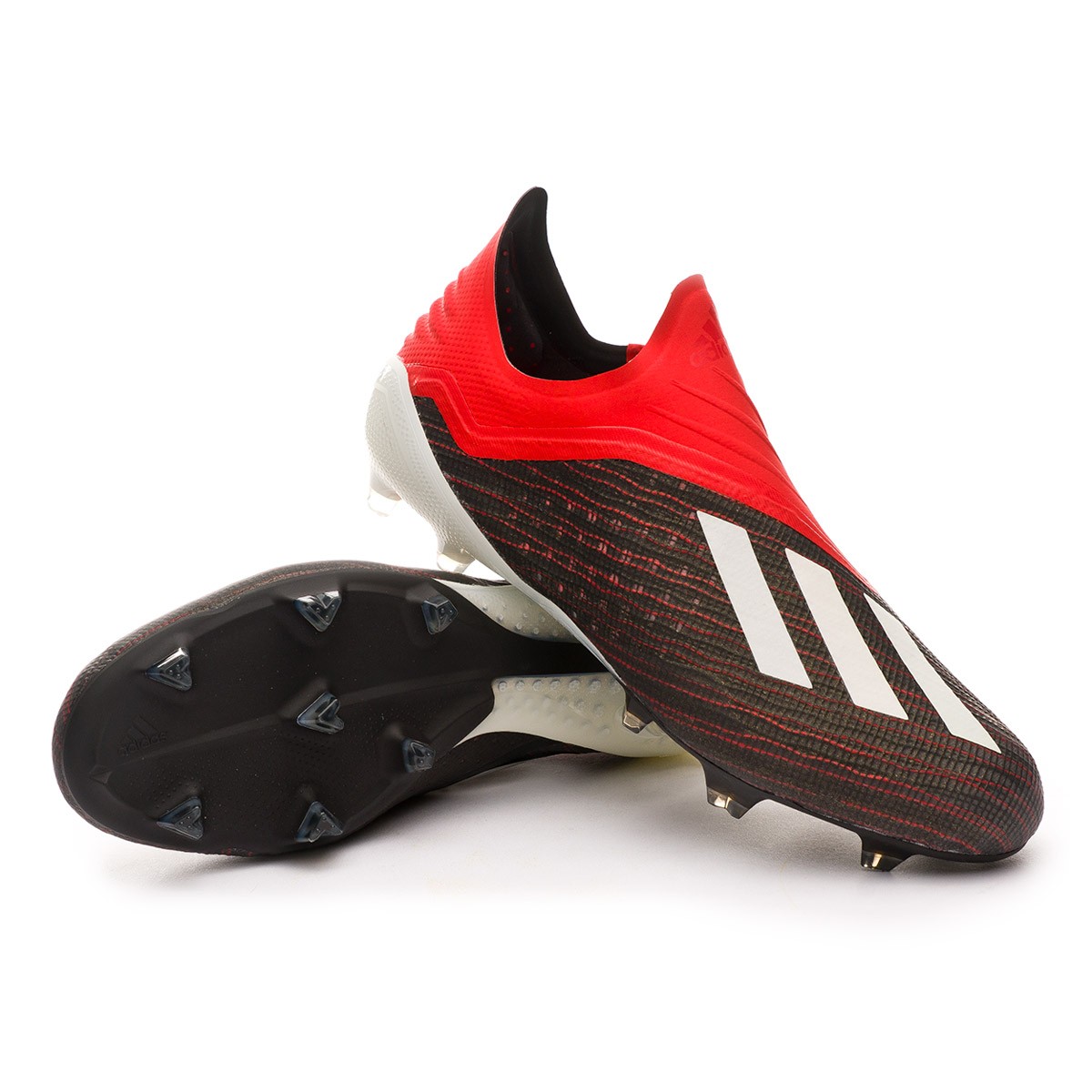 Scarpe adidas X 18+ FG Core black-White-Active red - Negozio di calcio  Fútbol Emotion