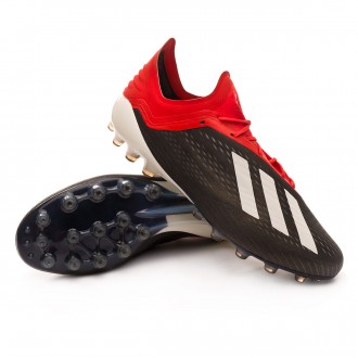 Chuteira  adidas X 18.1 AG Core black-White-Active red