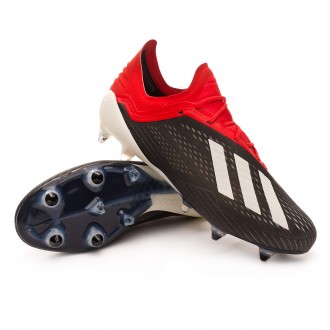 Chuteira  adidas X 18.1 SG Core black-White-Active red