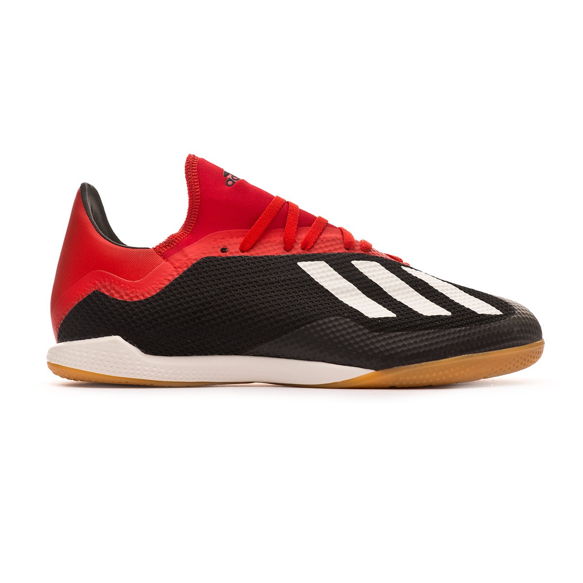 Futsal Boot adidas X Tango 18.3 IN Core black-Off white-Active red -  Football store Fútbol Emotion