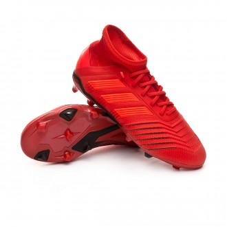Chuteira  adidas Predator 19.1 FG Niño Active red-Solar red-Core black