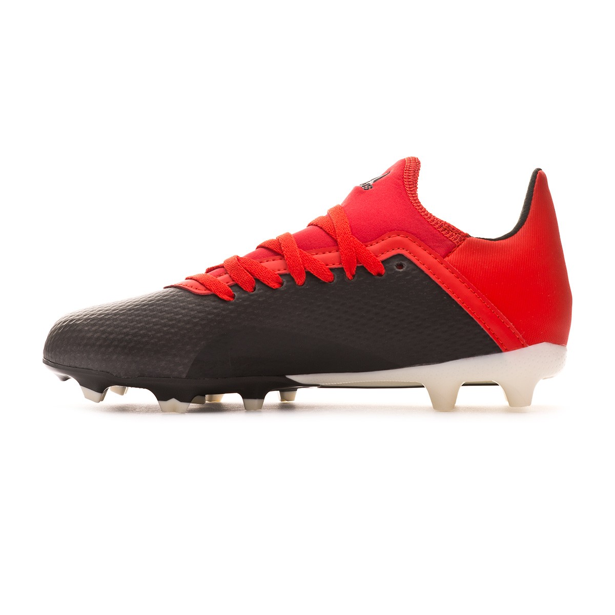 Football Boots Adidas Kids X 18 3 Fg Core Black Off White Grey