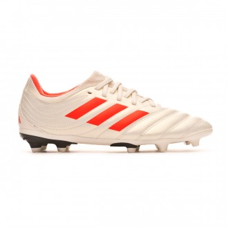 Chuteira adidas Copa 19.3 FG Crianças  Off white-Solar red-Core black