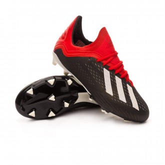 Chuteira  adidas X 18.1 FG Niño Core black-White-Active red