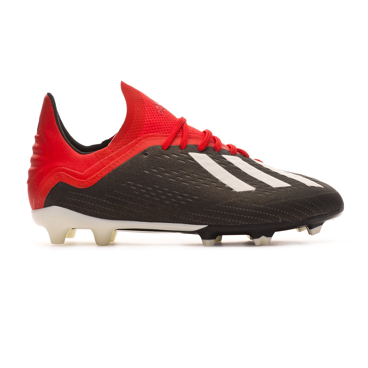 Zapatos de fútbol adidas X 18.1 FG Niño Core black-White-Active red -  Tienda de fútbol Fútbol Emotion