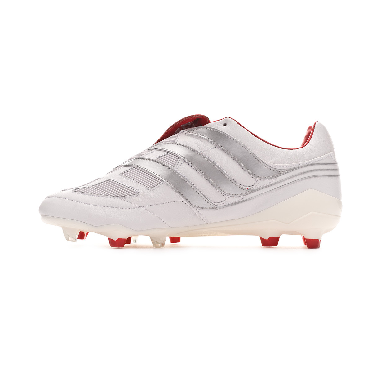 Scarpe adidas Predator Precision FG DB White-Silver metallic-Predator Red -  Negozio di calcio Fútbol Emotion