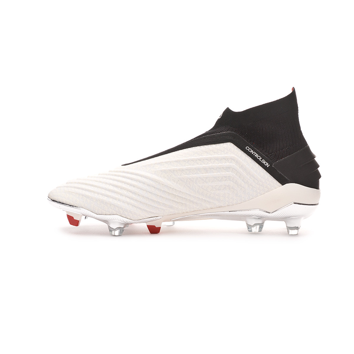 Zapatos de fútbol adidas Predator 19+ FG Paul Pogba White-Red-Core Black -  Tienda de fútbol Fútbol Emotion