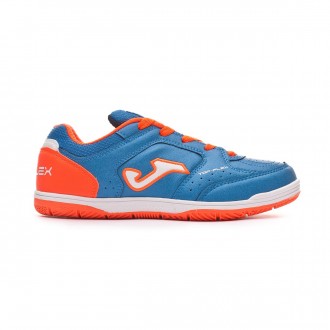 Sapatilha de Futsal Joma Top Flex Niño Blue-Orange
