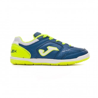 Sapatilha de Futsal Joma Top Flex Crianças Navy-Lime
