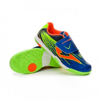 Sapatilha de Futsal Joma Supercopa Crianças+ Balón Regalo Blue-Orange
