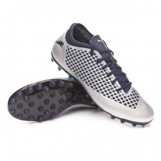 Chuteira  Puma Future 2.4 MG Puma Silver-Peacoat