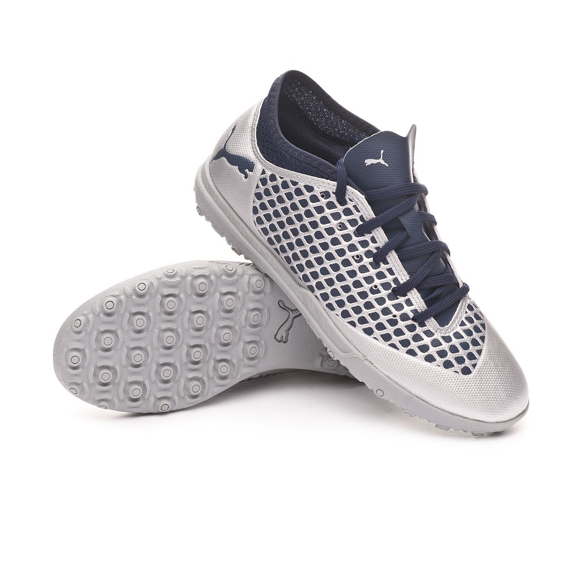 Zapatilla Puma Future 2.4 Turf Niño Puma Silver-Peacoat - Tienda de fútbol  Fútbol Emotion