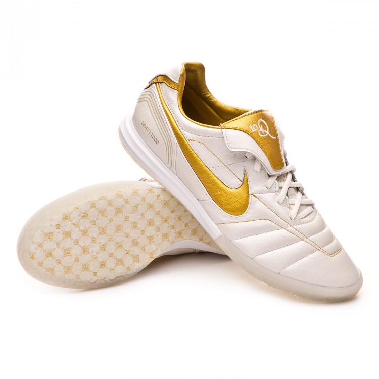 Futsal Boot Nike Tiempo Lunar Legend VII Elite 10R IC Metallic summit-Metallic Gold - Football store Fútbol Emotion