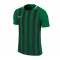 Camiseta Striped Division III m/c Niño Pine green-Black