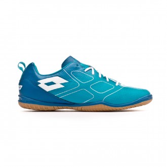 Sapatilha de Futsal Lotto Maestro 700 ID Blue bird-White