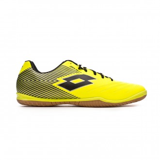 Sapatilha de Futsal Lotto Solista 700 II ID Safety yellow-Black