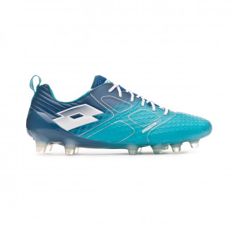 Chuteira Lotto Maestro 200 FG Bluebird-All white-Gem blue