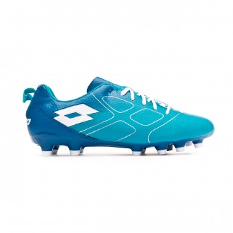 Chuteira Lotto Maestro 700 FG Bluebird-All white-Gem blue