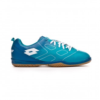 Sapatilha de Futsal Lotto Maestro 700 ID Crianças Blue bird-White