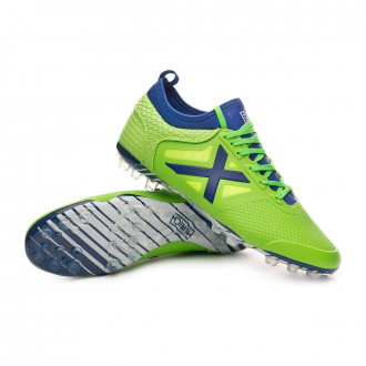 Chuteira  Munich Tiga Football AG Verde flúor-Azul