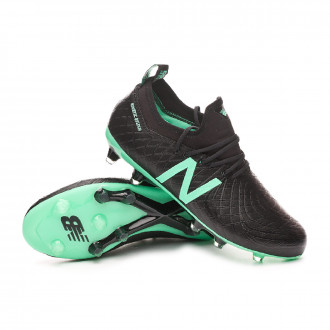 Chuteira  New Balance Tekela Magia FG-Hybrid Black-Neon emerald