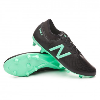 Chuteira  New Balance Tekela Magique FG-Hybrid Black-Neon emerald