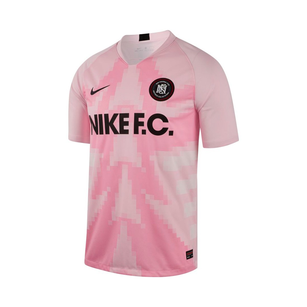 Camiseta Nike Nike F.C. Pink foam-Pink rise-Black - Tienda de fútbol Fútbol  Emotion