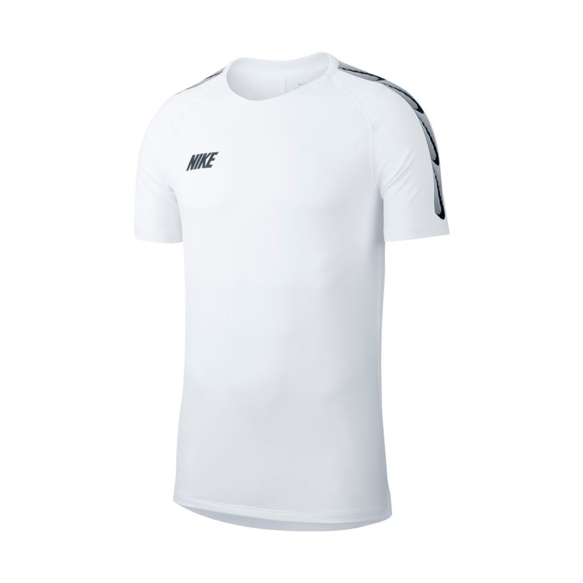 Camiseta Nike Breathe Dri-FIT Squad White-Black - Tienda de fútbol Fútbol  Emotion