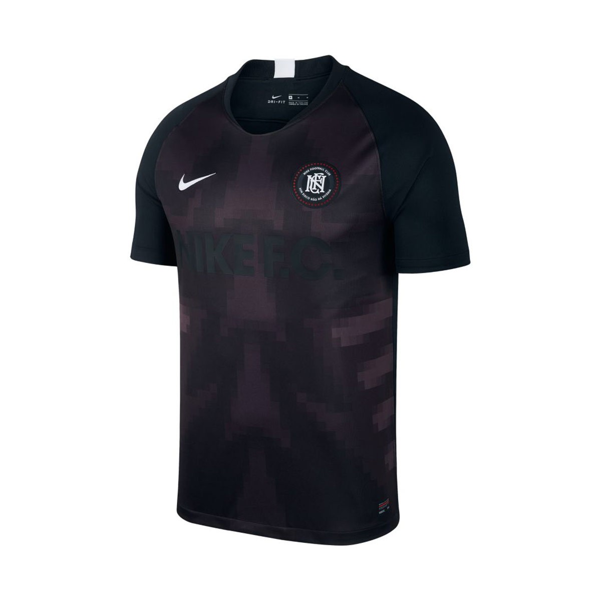 Camiseta Nike NIKE F.C. Black-Oil grey-White - Tienda de fútbol Fútbol  Emotion