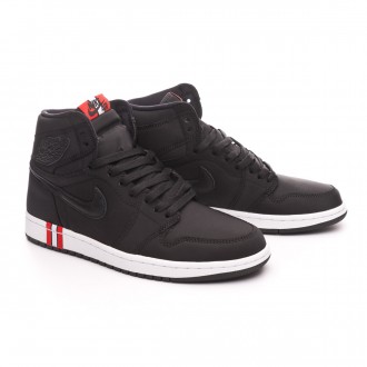 Sapatilha  Nike Air Jordan 1 Retro Hi OG Jordan x PSG Black-Challenge red-White