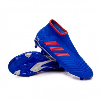 Chuteira  adidas Predator 19.3 FG LaceLess Bold blue-Active red-Silver metallic