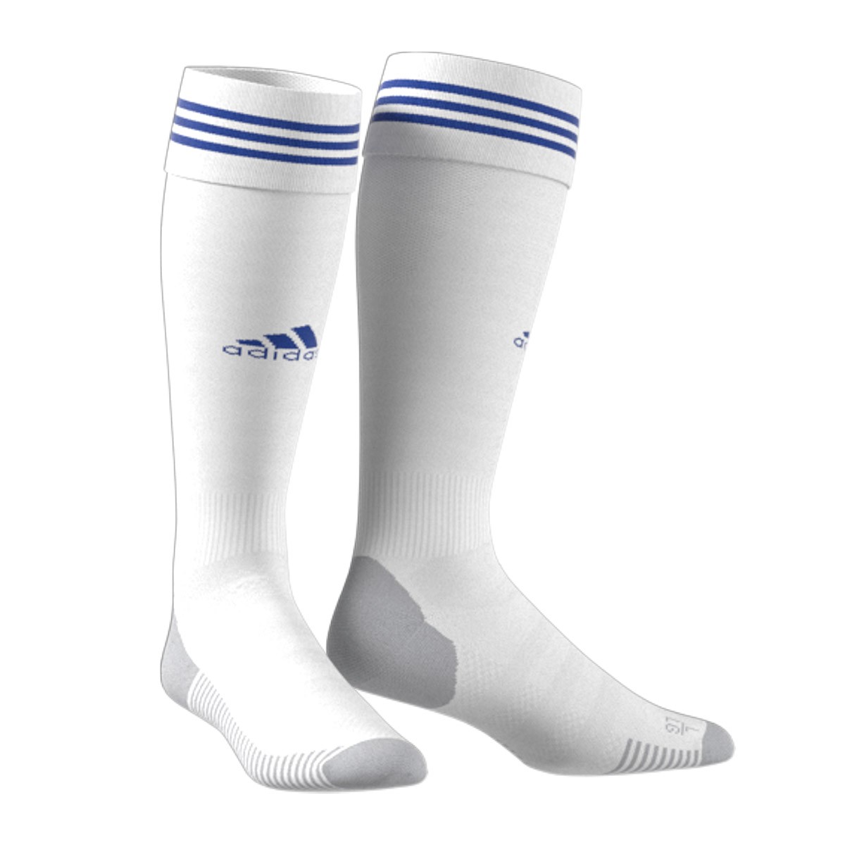 Football Socks adidas Adisock 18 White-Bold blue - Football store Fútbol  Emotion